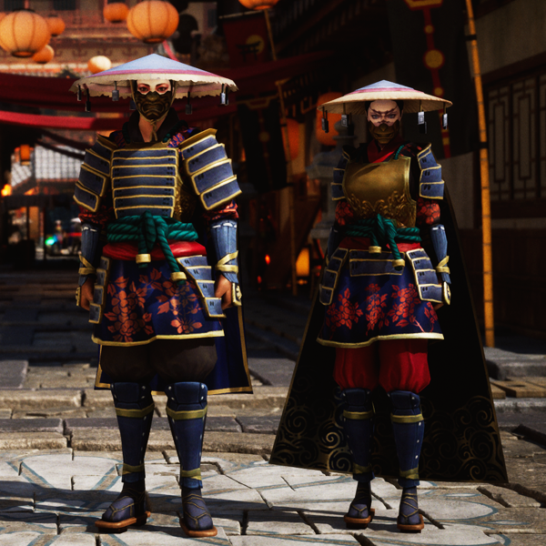 Samurai 2024 Outfit Front/Back Male