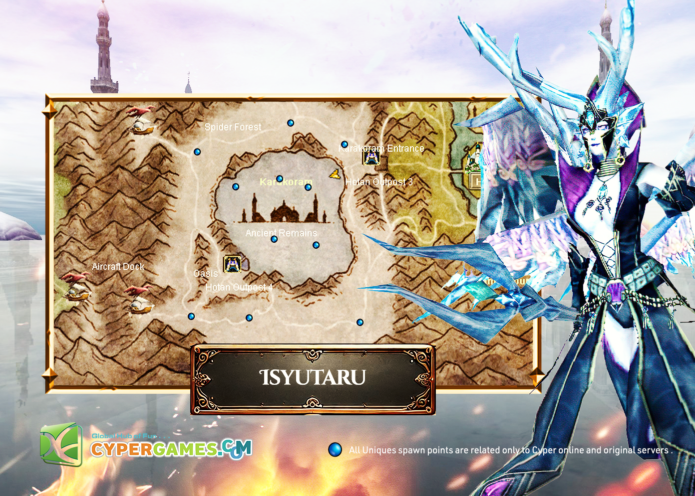 Cyper Online | Unique Spawn Points